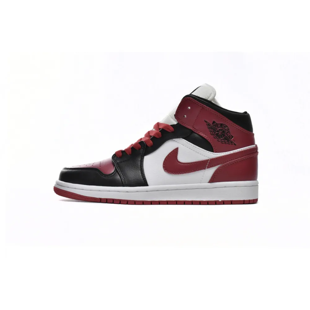 Air Jordan 1 Mid Alternate Bred Toe (Women's) BQ6472-079