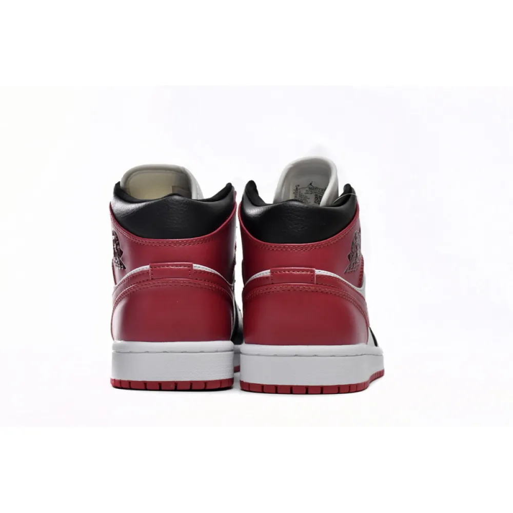 Air Jordan 1 Mid Alternate Bred Toe (Women's) BQ6472-079