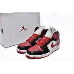 Air Jordan 1 Mid Alternate Bred Toe (Women's) BQ6472-079