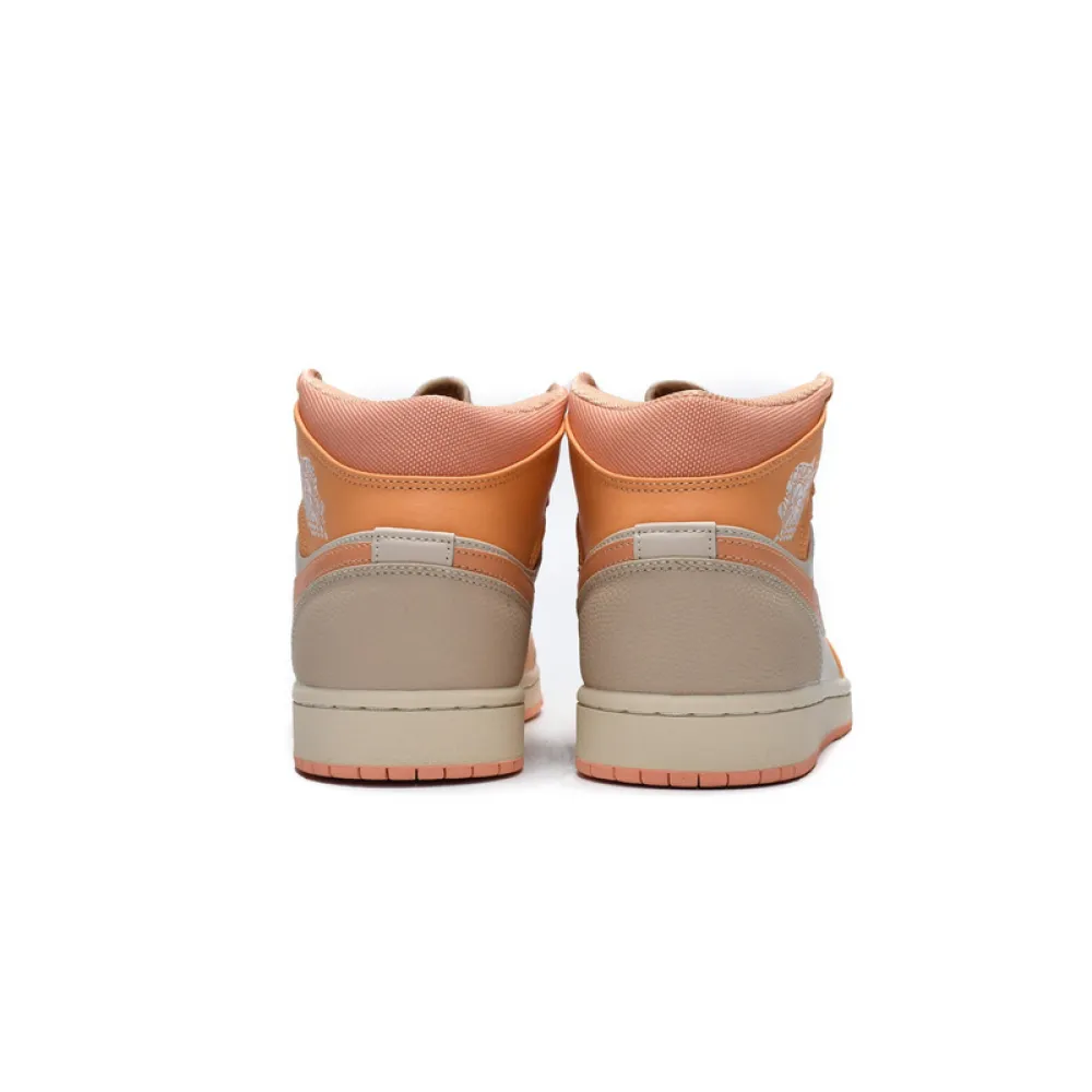 Air Jordan 1 Mid Apricot Orange (Women's) DH4270-800