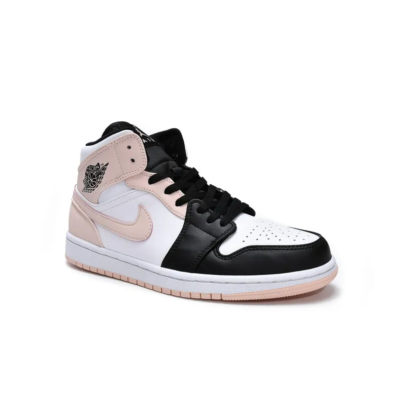 Air Jordan 1 Mid Arctic Orange Black Toe 554724-133 