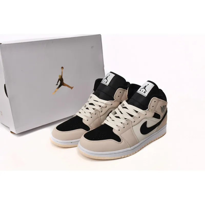 Air Jordan 1 Mid Barely Orange (Women's) BQ6472-800