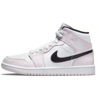 Air Jordan 1 Mid Barely Rose (Women's)  BQ6472-500 01