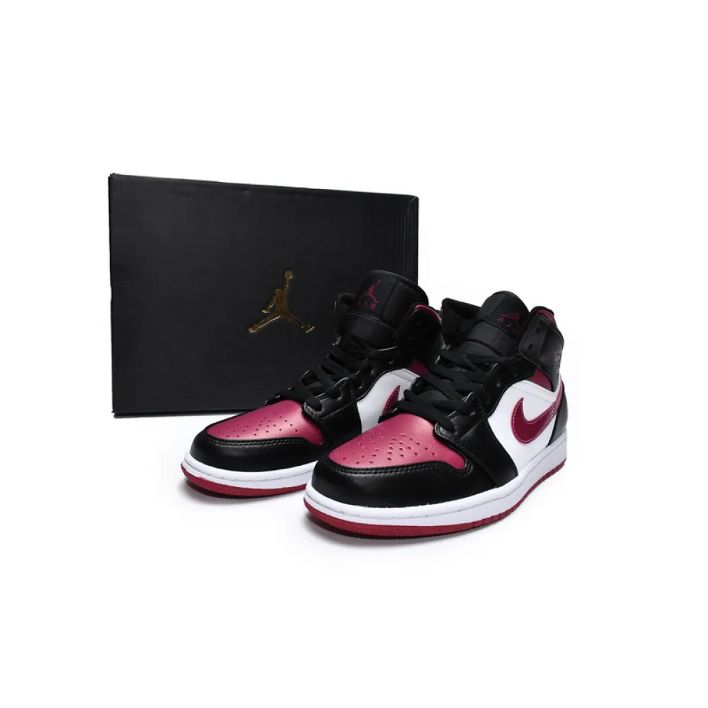 Air Jordan 1 Mid Bred Toe 554724-066