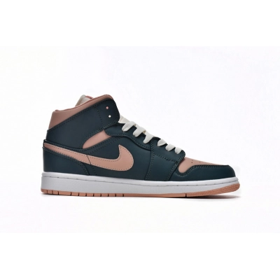 Air Jordan 1 Mid Dark Teal Green (Women's) BQ6472-308 02