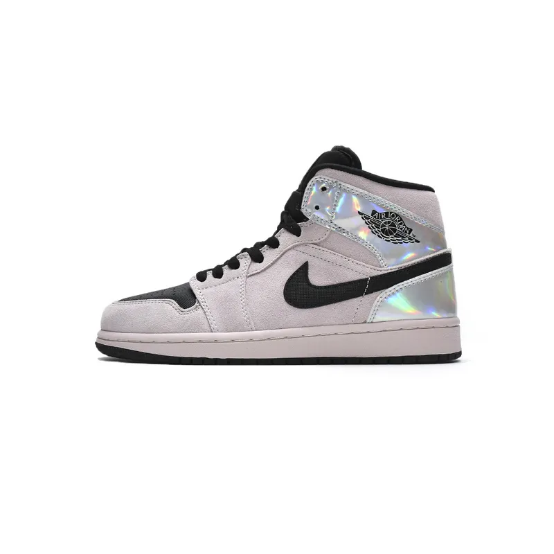 Air Jordan 1 Mid Dirty Powder Iridescent (Women's) BQ6472-602