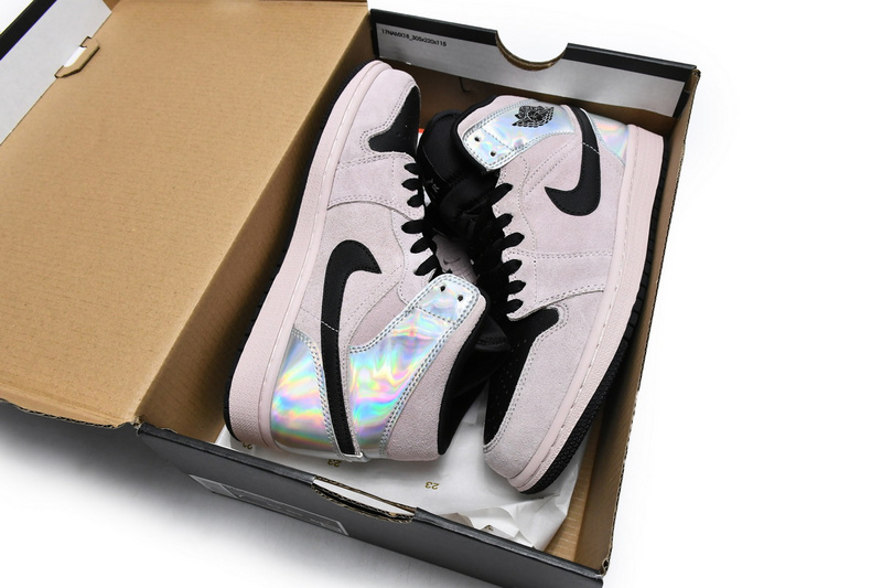 Air Jordan 1 Mid Dirty Powder Iridescent (Women