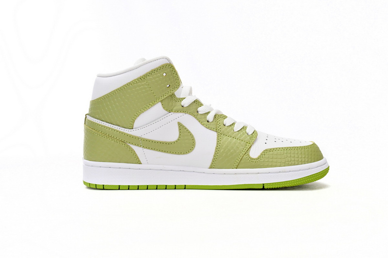 Air Jordan 1 Mid Green Python (Women