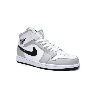 Air Jordan 1 Mid Light Smoke Grey (Women's) BQ6472-015 02