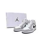 Air Jordan 1 Mid Light Smoke Grey (Women's) BQ6472-015