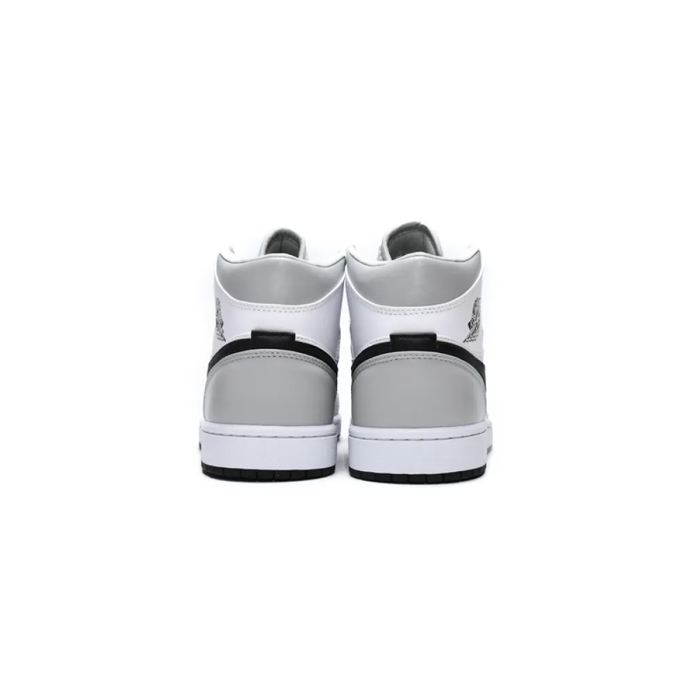 Air Jordan 1 Mid Light Smoke Grey (Women's) BQ6472-015