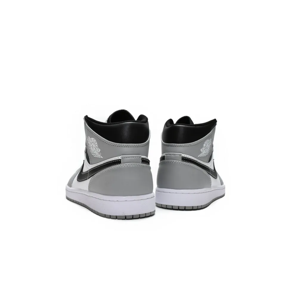 Air Jordan 1 Mid Light Smoke Grey Anthracite 554724-078