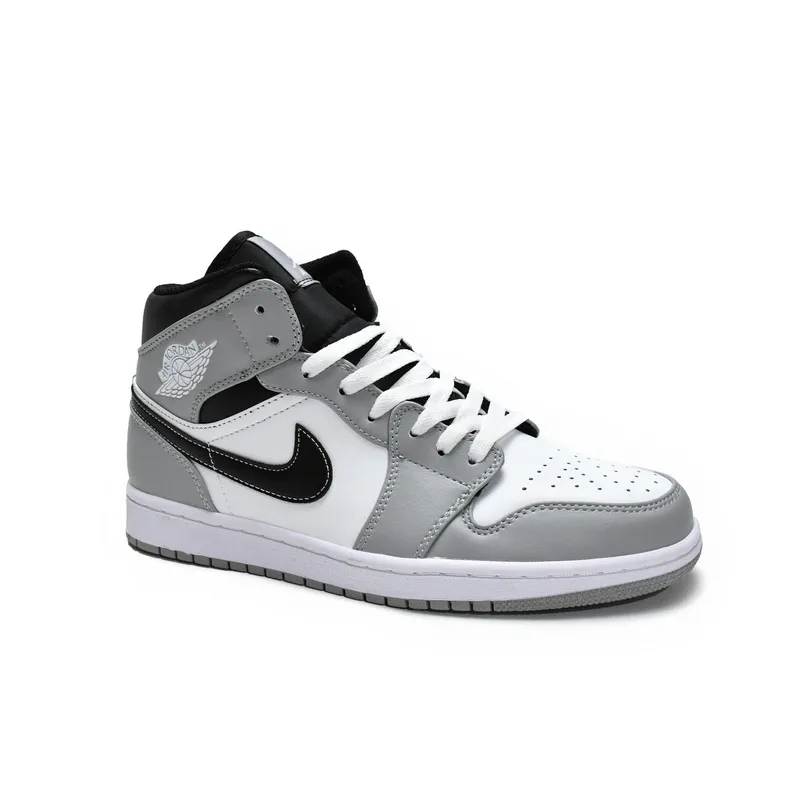 Air Jordan 1 Mid Light Smoke Grey Anthracite 554724-078