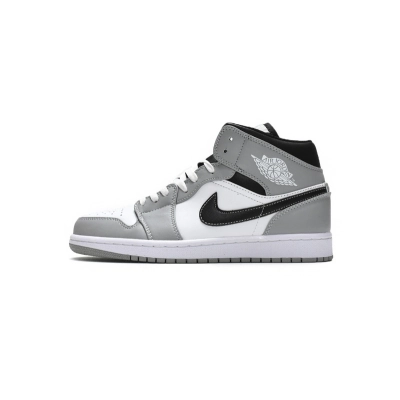 Air Jordan 1 Mid Light Smoke Grey Anthracite 554724-078 01