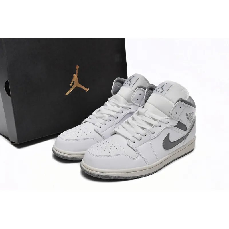 Air Jordan 1 Mid Neutral Grey 554724-135