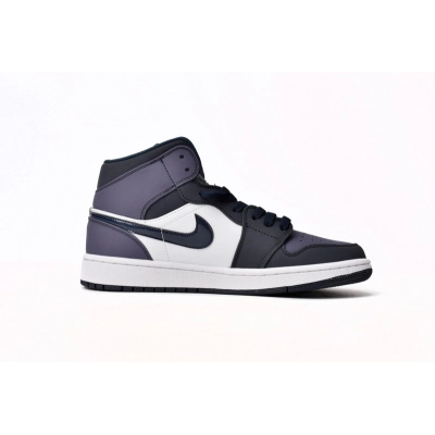 Air Jordan 1 Mid Obsidian Sanded Purple 554724-445 02