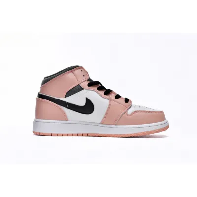 Air Jordan 1 Mid Pink Quartz (GS) 555112-603 02