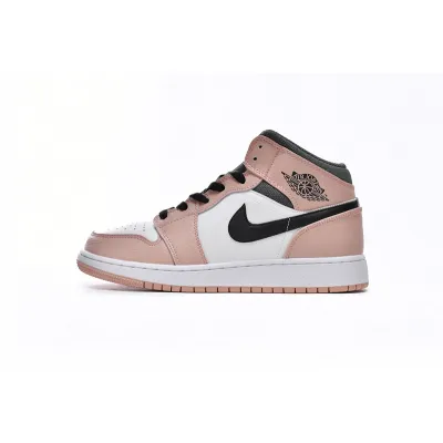 Air Jordan 1 Mid Pink Quartz (GS) 555112-603 01