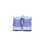 Air Jordan 1 Mid Purple Aqua (GS) 554724-500