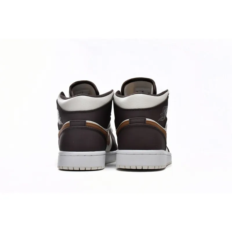Air Jordan 1 Mid SE Brown Basalt Oatmeal (Women's) DO6699-200