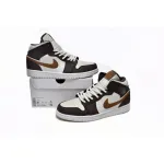 Air Jordan 1 Mid SE Brown Basalt Oatmeal (Women's) DO6699-200