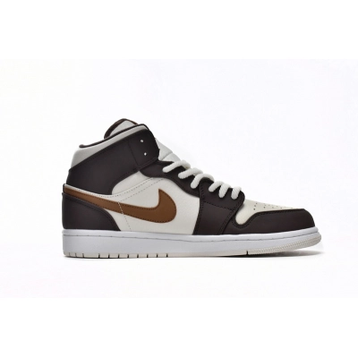 Air Jordan 1 Mid SE Brown Basalt Oatmeal (Women's) DO6699-200 02