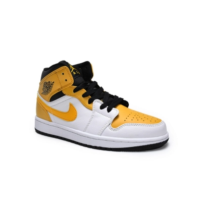 Air Jordan 1 Mid University Gold 554724-170 02