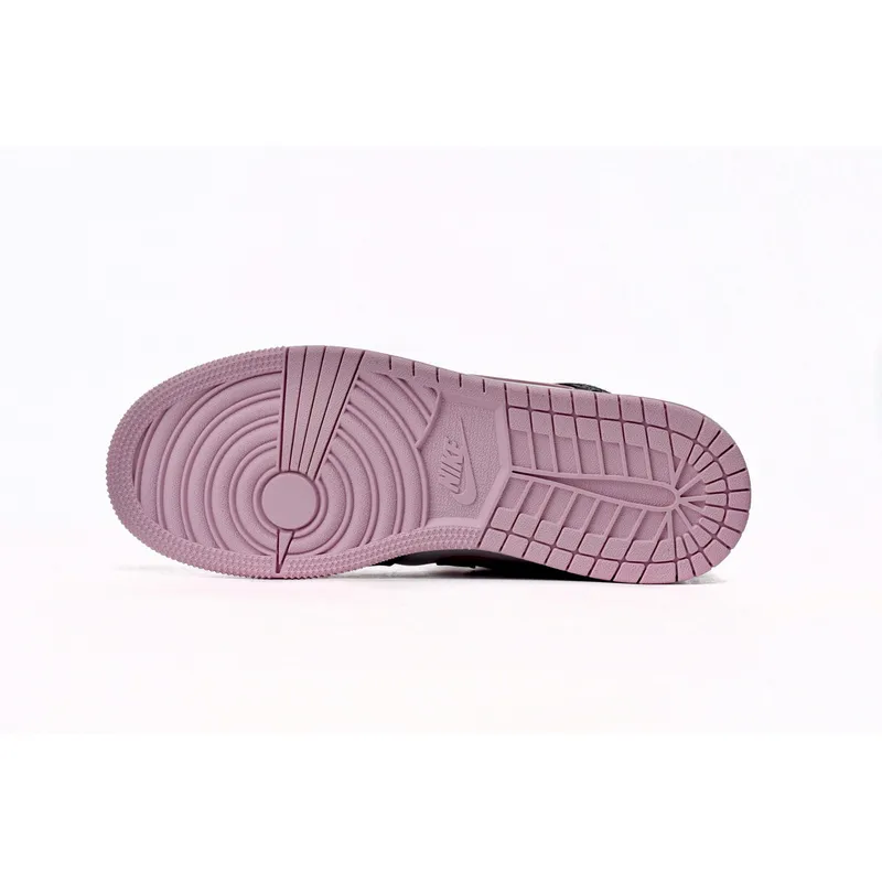 Air Jordan 1 Mid White Black Light Arctic Pink (GS) 555112-103