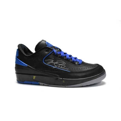 Air Jordan 2 Retro Low SP Off-White Black Blue  DJ4375-004 02