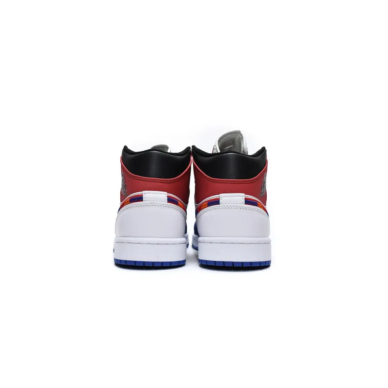 Air Jordan 1 Mid Multi-Color Swoosh 852542-146