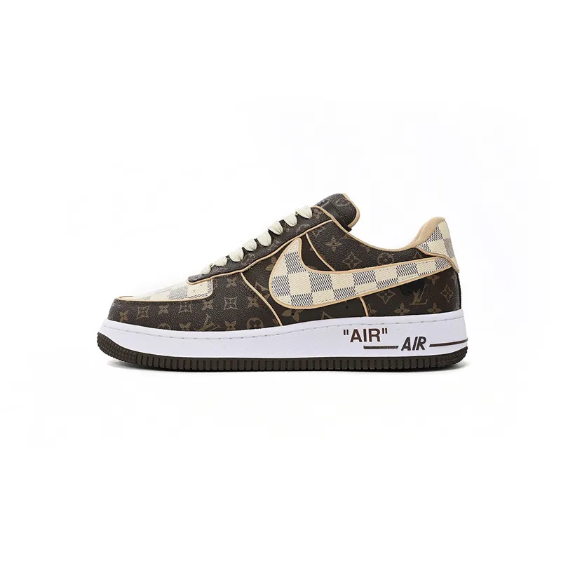 Nike Air Force 1 Low x Louis Vuitton Monogram Brown Damier Azur 