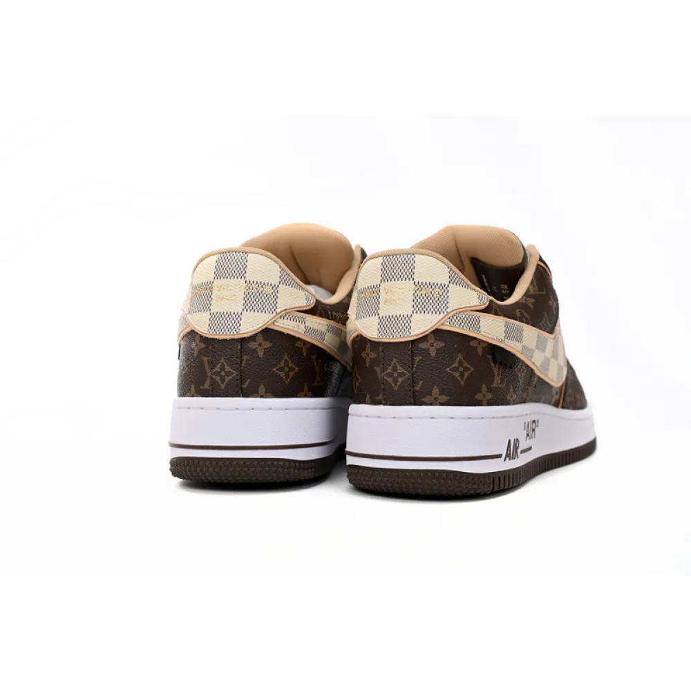 Nike Air Force 1 Low x Louis Vuitton Monogram Brown Damier Azur 