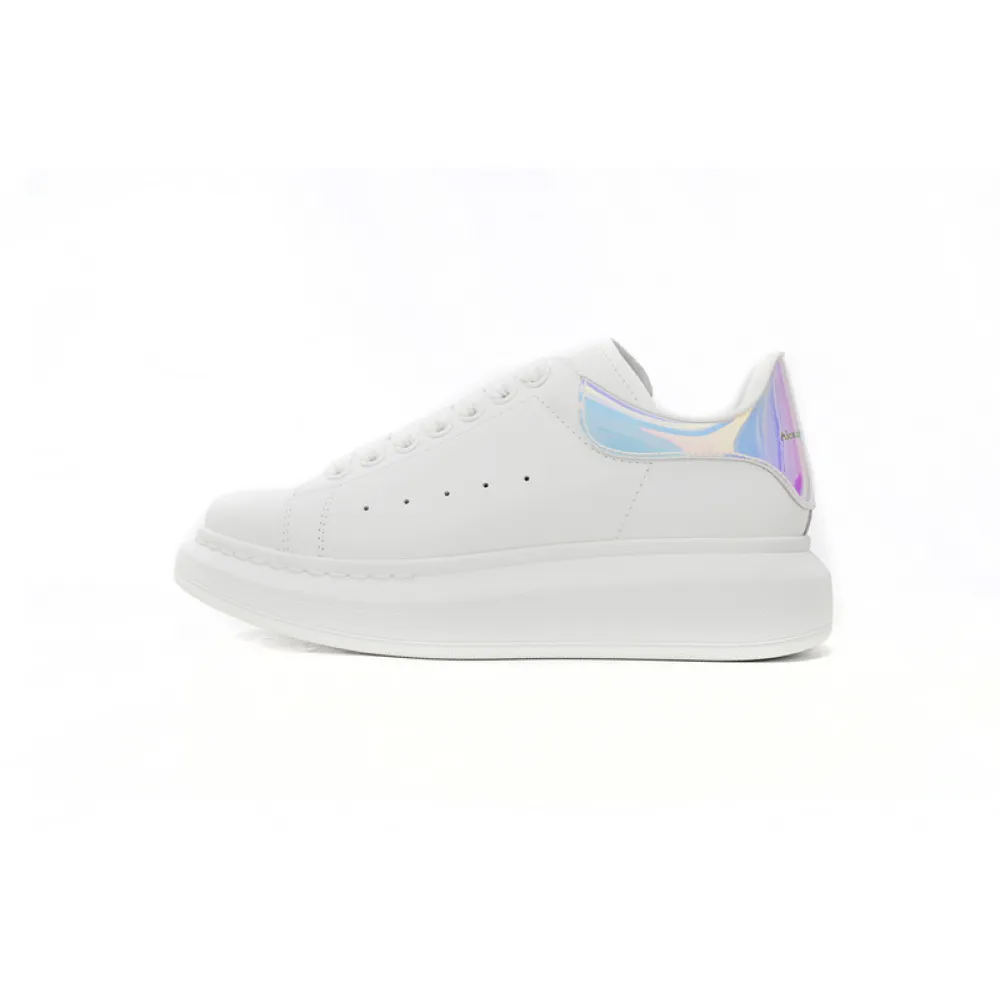 Alexander McQueen Oversized Sneaker ' Iridescent White' 561580WHVI59375