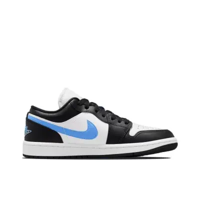 Air Jordan 1 Low Black University Blue White (Women's)  DC0774-041 02