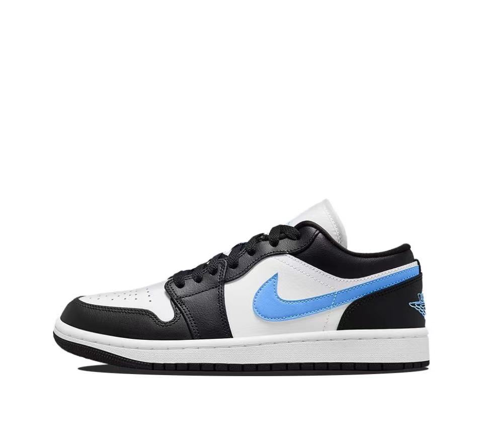 Air Jordan 1 Low Black University Blue White (Women's)  DC0774-041
