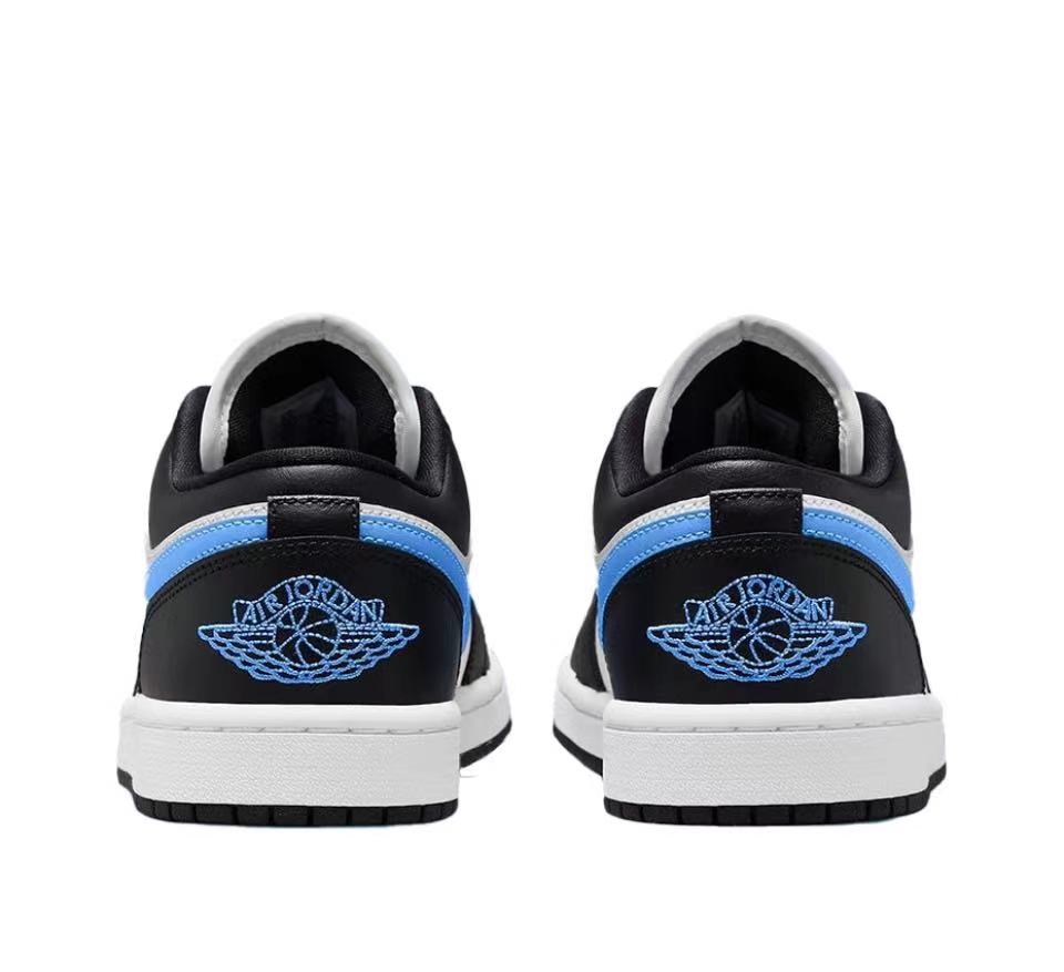 Air Jordan 1 Low Black University Blue White (Women's)  DC0774-041