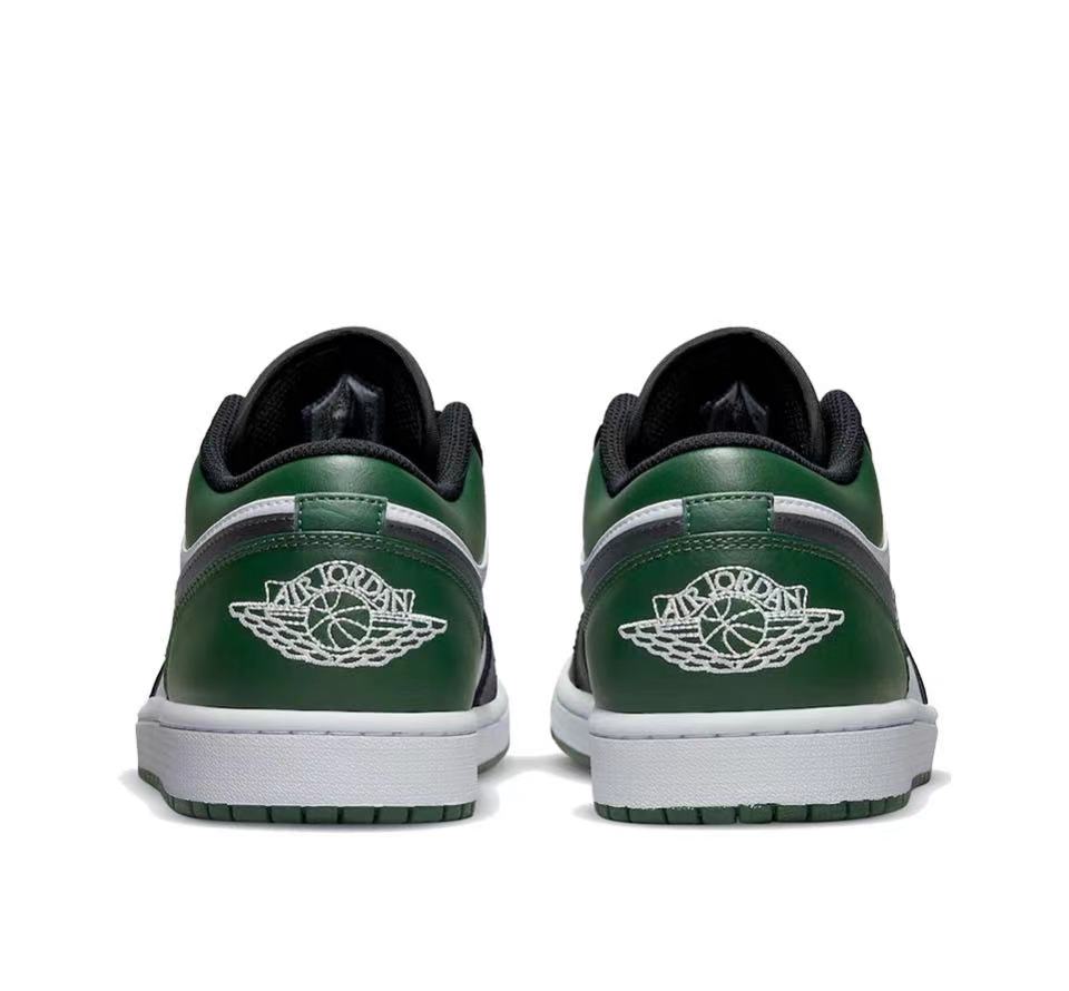 Air Jordan 1 Low Green Toe 553558-371