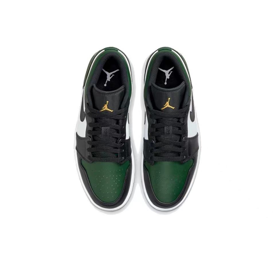 Air Jordan 1 Low Green Toe 553558-371