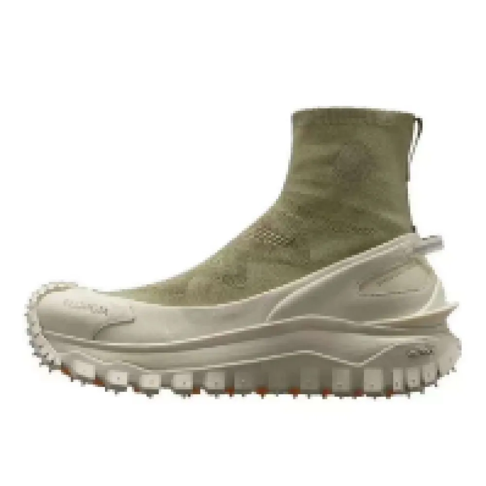Moncler Trailgrip Leather Black Beige green J109A4M 00040M380 9810