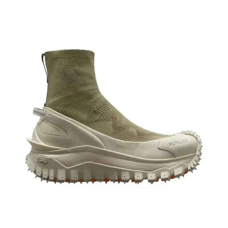 Moncler Trailgrip Leather Black Beige green J109A4M 00040M380 9810