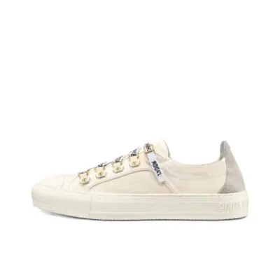   Dior Walk'N'Dior Oblique White Canvas (Women's) 01