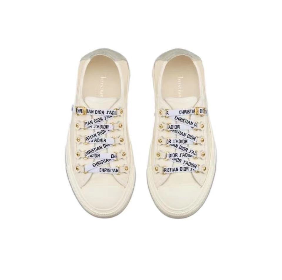   Dior Walk'N'Dior Oblique White Canvas (Women's)