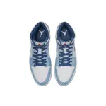 Air Jordan 1 Mid French Blue Fire Red DN3706-401