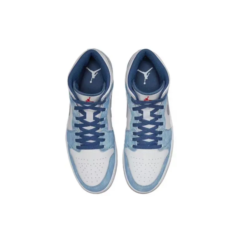 Air Jordan 1 Mid French Blue Fire Red DN3706-401