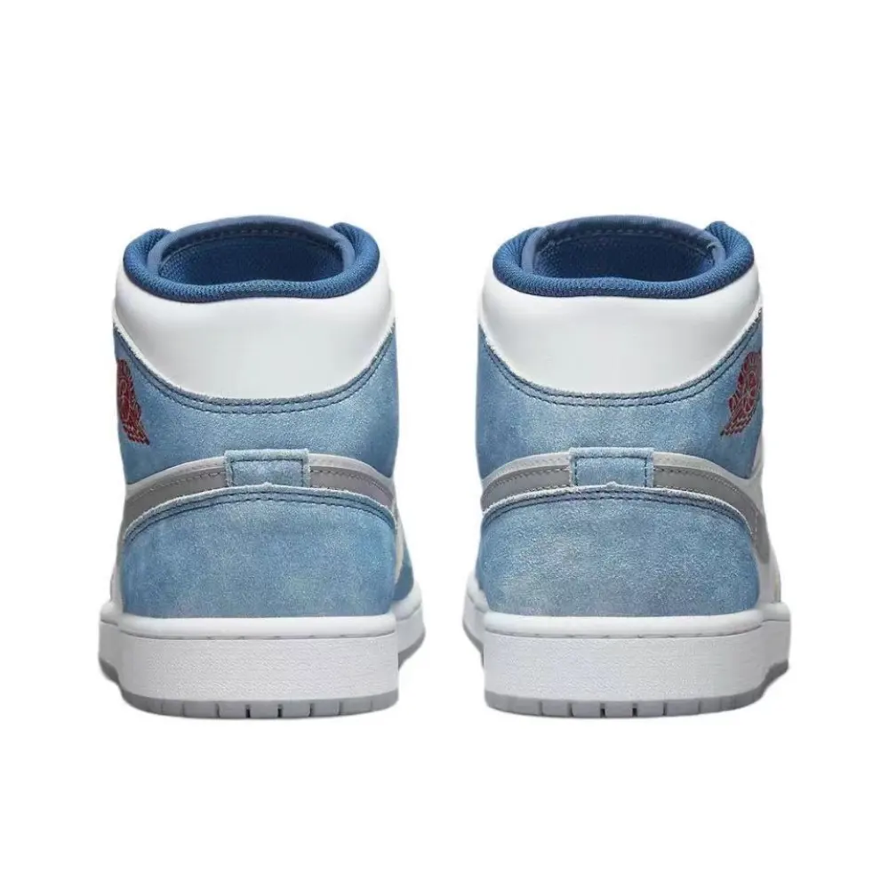 Air Jordan 1 Mid French Blue Fire Red DN3706-401