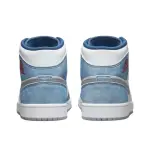 Air Jordan 1 Mid French Blue Fire Red DN3706-401