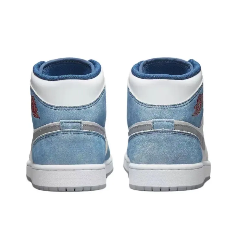 Air Jordan 1 Mid French Blue Fire Red DN3706-401