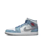 Air Jordan 1 Mid French Blue Fire Red DN3706-401