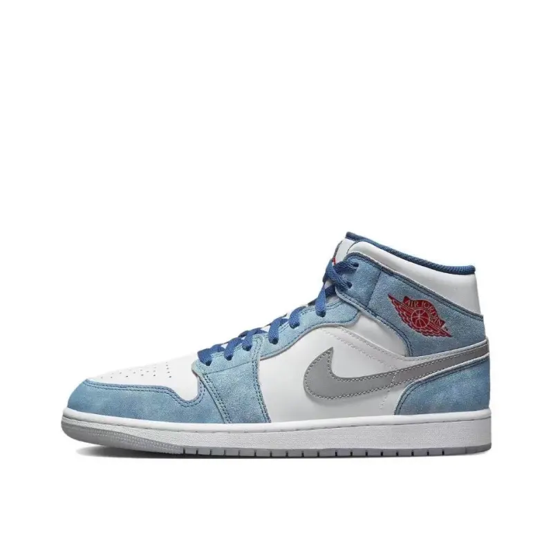 Air Jordan 1 Mid French Blue Fire Red DN3706-401