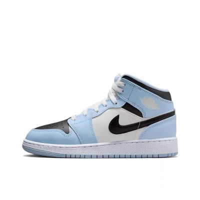 Air Jordan 1 Mid Ice Blue (2022) (GS)  555112-401 01
